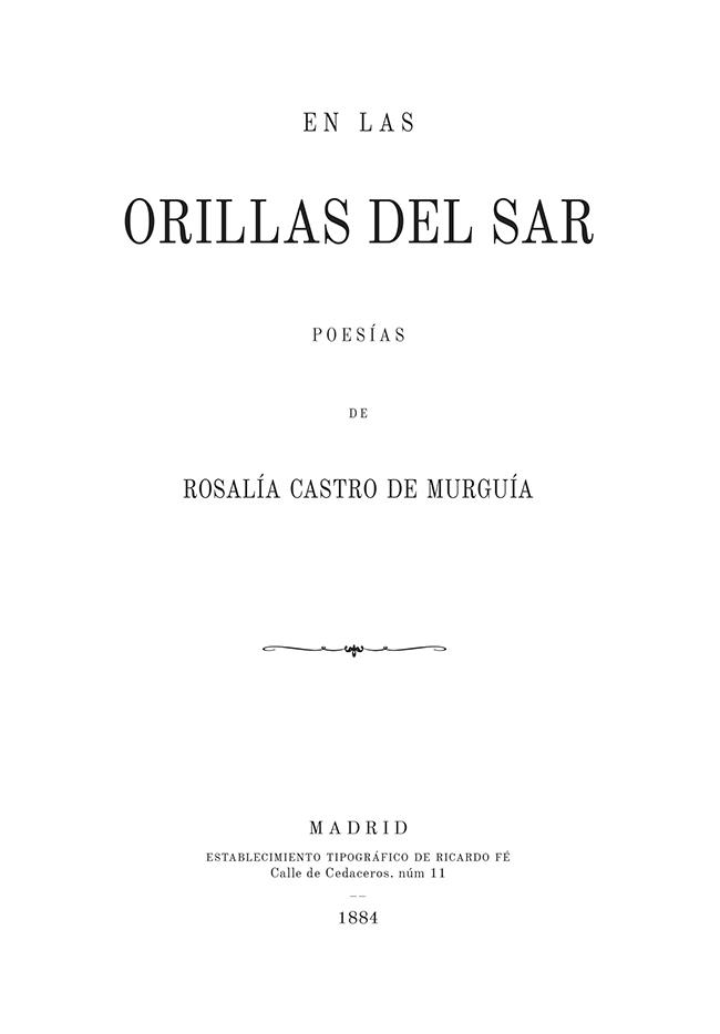 A LAS ORILLAS DEL SAR | 9788412694734 | DE CASTRO, ROSALÍA