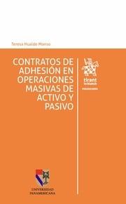 CONTRATOS DE ADHESIÓN EN OPERACIONES MASIVAS DE ACTIVO Y PASIVO | 9788491695622 | HUALDE MANSO, TERESA