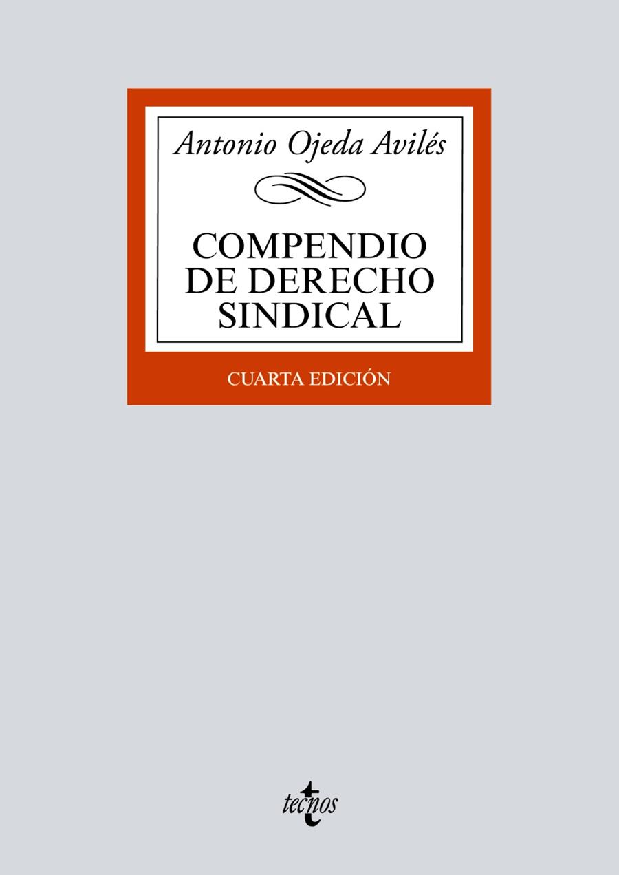 COMPENDIO DE DERECHO SINDICAL | 9788430979554 | OJEDA AVILÉS, ANTONIO