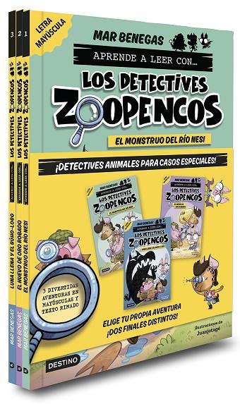 APRENDE A LEER CON...LOS DETECTIVES ZOOPENCOS 1-3. ELIGE TU HISTORIA (PACK) | 9788408285960 | BENEGAS, MAR