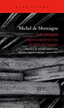 ENSAYOS, LOS (SEGUN EDICION DE 1595 DE MARIE DE GOURNAY) | 9788496834170 | MONTAIGNE, MICHEL