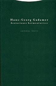 ACOTACIONES HERMENEUTICAS | 9788481645026 | GADAMER, HANS GEORG