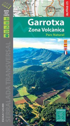 GARROTXA - ZONA VOLCÀNICA : MAPA-GUIA [2022] | 9788480909495