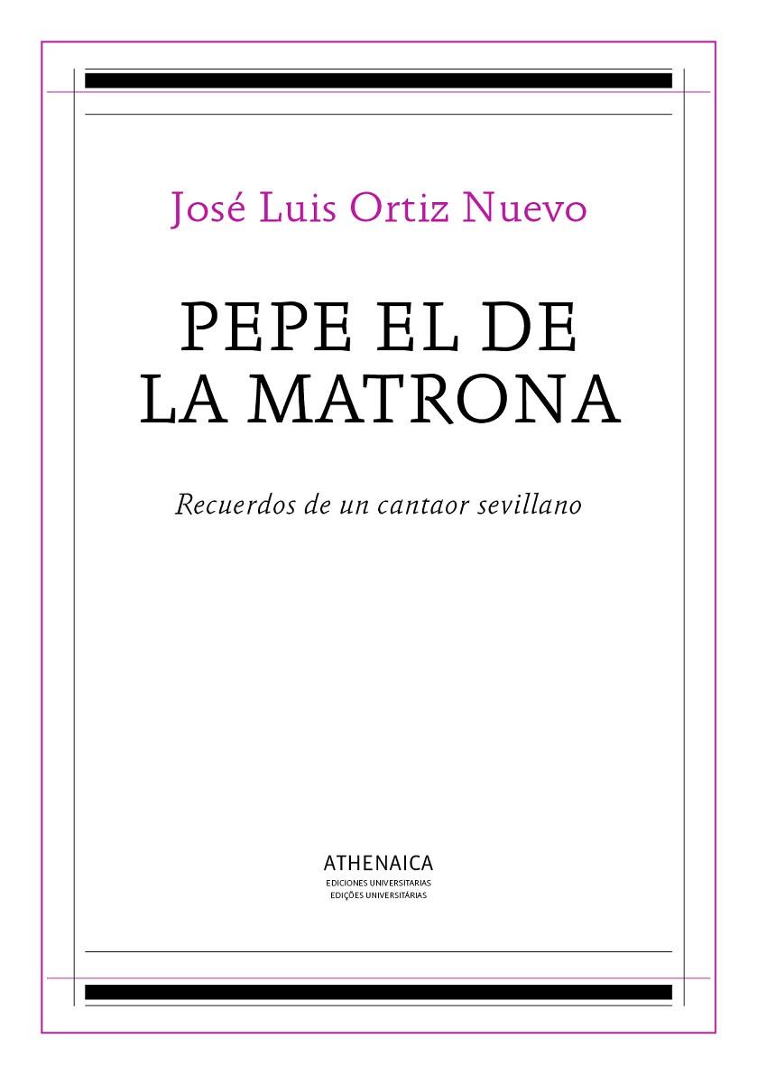 PEPE EL DE LA MATRONA | 9788416770168 | ORTIZ NUEVO, JOSÉ LUIS