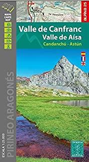 VALLE DE CANFRANC - VALLE DE AISA [MAPA-GUIA] | 9788480908856