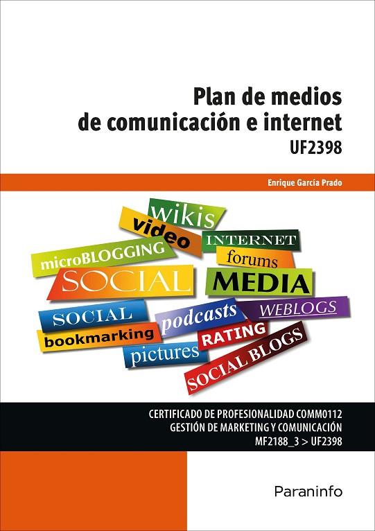 PLAN DE MEDIOS DE COMUNICACIÓN E INTERNET | 9788428339490 | GARCÍA PRADO, ENRIQUE
