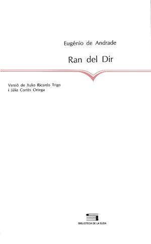 RAN DEL DIR | 9788479351878 | DE ANDRADE, EUGÉNIO