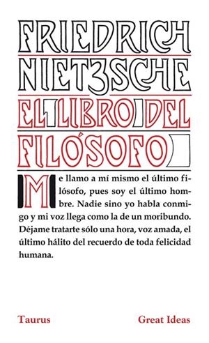 LIBRO DEL FILÓSOFO, EL | 9788430602216 | NIETZSCHE, FRIEDRICH W.
