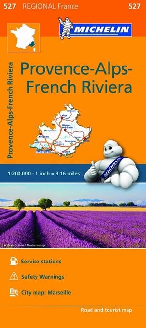 PROVENCE, ALPS, FRENCH RIVIERA-PROVENCE, ALPES, CÔTE D'AZUR : MAPA 527 | 9782067209435 | VARIOS AUTORES