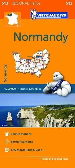 NORMANDY : MAPA 513 | 9782067209657 | VARIOS AUTORES