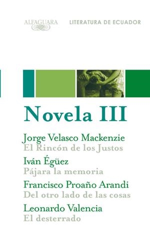 LITERATURA DE ECUADOR, NOVELA 3 | 9788420423456 | DIVERSOS AUTORS