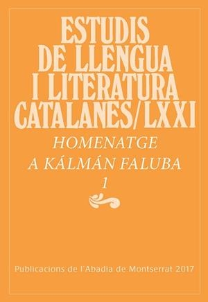 HOMENATGE A KÁLMÁN FALUBA 1 | 9788498839432 | DIVERSOS AUTORS
