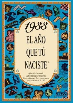 1933 : AÑO QUE TU NACISTE | 9788488907707 | COLLADO BASCOMPTE, ROSA