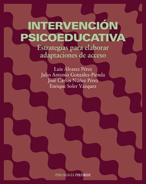 INTERVENCION PSICOEDUCATIVA. ESTRATEGIAS PARA ELABORAR ADAPT | 9788436813388 | ALVAREZ PEREZ, LUIS