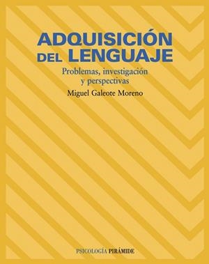 ADQUISICIÓN DEL LENGUAJE | 9788436817379 | GALEOTE MORENO, MIGUEL