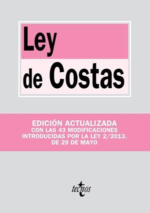 LEY DE COSTAS (ED. 2013) | 9788430959044 | EDITORIAL TECNOS