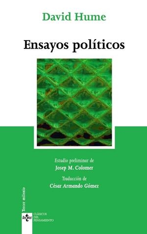 ENSAYOS POLÍTICOS | 9788430943890 | HUME, DAVID