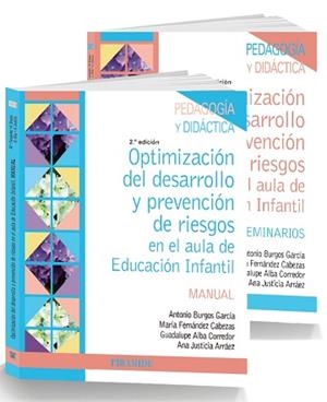 OPTIMIZACIÓN DEL DESARROLLO Y PREVENCIÓN DE RIESGOS EN EL AULA DE EDUCACIÓN (PACK) | 9788436837148 | BURGOS GARCÍA, ANTONIO / FERNÁNDEZ CABEZAS, MARÍA / ALBA CORREDOR, GUADALUPE / JUSTICIA ARRÁEZ, ANA