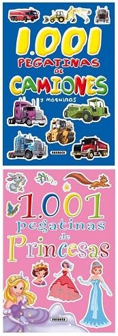 1001 PEGATINAS DE... (2 TÍTULOS) | 9788467723410 | SUSAETA, EQUIPO
