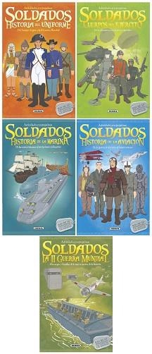 ACTIVIDADES CON PEGATINAS DE SOLDADOS (5 TÍTULOS) | 9788467744477 | SUSAETA, EQUIPO