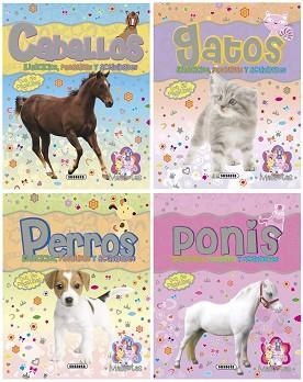 MASCOTAS CON PEGATINAS (4 TÍTULOS) | 9788467734430 | SUSAETA, EQUIPO