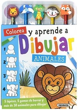 COLOREA Y APRENDE A DIBUJAR ANIMALES | 9788467756821 | SUSAETA, EQUIPO