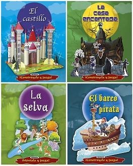 CONSTRUYE Y JUEGA (4 TÍTULOS) | 9788467738254 | SUSAETA, EQUIPO
