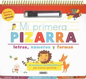 MI PRIMERA PIZARRA DE LETRAS, NÚMEROS Y FORMAS | 9788467759112 | SUSAETA, EQUIPO
