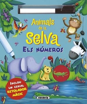 ANIMALS DE LA SELVA - ELS NÚMEROS | 9788467733778 | SUSAETA, EQUIP