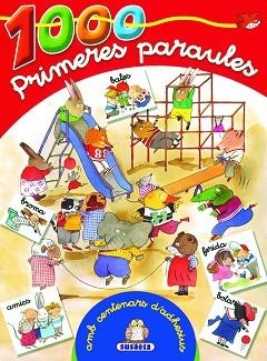 1000 PRIMERES PARAULES - VERMELL - AMB CENTENARS D'ADHESIUS | 9788467733662 | SUSAETA, EQUIP