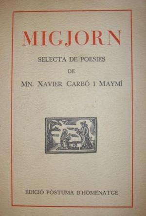 MIGJORN | 9788409007936 | CARBÓ I MAYMÍ, XAVIER