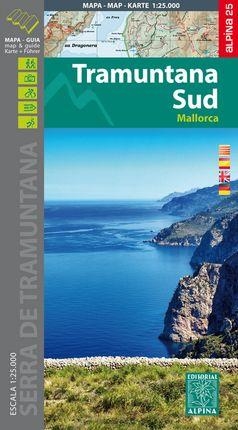 TRAMUNTANA SUD. MALLORCA : MAPA-GUIA [2015] | 9788480906036