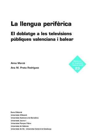LLENGUA PERIFÈRICA, LA | 9788497666329 | MARZÀ IBÀÑEZ, ANNA / PRATS RODRÍGUEZ, ANA M.