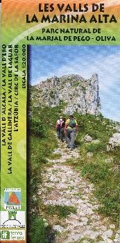 VALLS DE LA MARINA ALTA MAPA 1:20.000, LES | 9788494353826 | EDITORIAL PIOLET