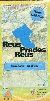 MAPA CAMINADA REUS-PRADES-REUS 1:25000 | 9788494353833 | EDITORIAL PIOLET
