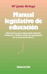 MANUAL LEGISLATIVO DE EDUCACION | 9788483161548 | ORTEGA