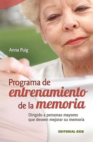 PROGRAMA DE ENTRENAMIENTO DE LA MEMORIA (N.E) | 9788498421149 | PUIG, ANNA