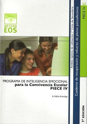 PROGR.INTELIGENCIA EMOCIONAL CONVIVENCIA ESCOLAR - IV | 9788497272452 | VALLÉS ARÁNDIGA, A.
