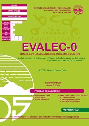 EVALEC - 0 (CUADERNOS) | 9788497275262 | GARCÍA ORTIZ, BEATRIZ
