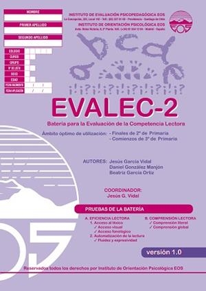 EVALEC - 2 (CUADERNOS) | 9788497274593 | GARCÍA VIDAL, JESÚS / GONZÁLEZ MANJÓN, DANIEL