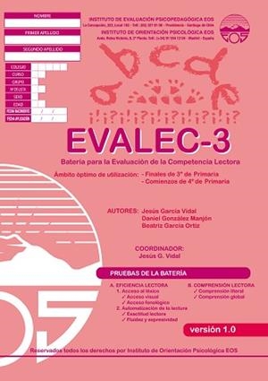 EVALEC - 3 (CUADERNOS) | 9788497274609 | GARCÍA VIDAL, JESÚS / GONZÁLEZ MANJÓN, DANIEL