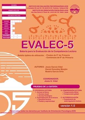 EVALEC - 5 (CUADERNOS) | 9788497274630 | GARCÍA VIDAL, JESÚS / GONZÁLEZ MANJÓN, DANIEL