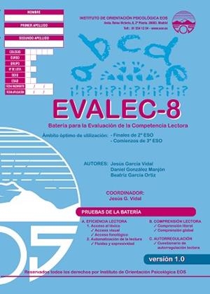 EVALEC - 8 (CUADERNOS) | 9788497275286 | GARCÍA VIDAL, JESÚS / GONZÁLEZ MANJÓN, DANIEL