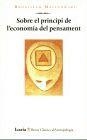 SOBRE EL PRINCIPI DE L'ECONOMIA DEL PENSAMENT | 9788474262629 | MALINOWSKI, BRONISLAW