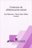CONTEXTOS DE ALFABETIZACION INICIAL | 9788485840977 | TEBEROSKY  /  SOLER GALLART