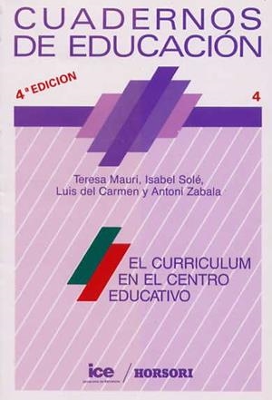 CURRICULUM CENTRO EDUCATIVO | 9788485840090 | MAURI, TERESA