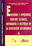 ENSEÑAR Y APRENDER CIENCIAS SOCIALES, GEOGRAF | 9788485840557 | BENEJAM,PILAR/PAGÈS,JOAN