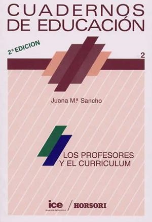PROFESORES Y EL CURRICULUM | 9788485840069 | SANCHO, JUANA M.