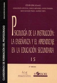 PSICOLOGIA DE LA INSTRUCCION | 9788485840755 | COLL, CÉSAR