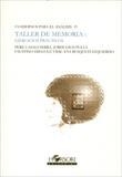 TALLER DE MEMORIA: EJERCICIOS PRACTICOS | 9788496108318 | CASALS SERRA